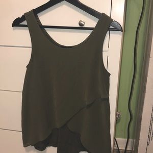 Green tank top